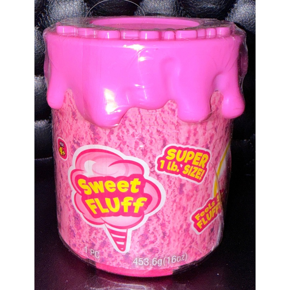 JA-RU Yummmerz Sweet Fluff Kids 1lb New Pink Scented Sensory Toy